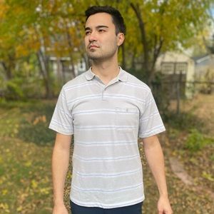 Vintage Knightsbridge Striped Polo
